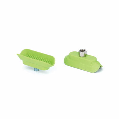 Concave oval suction cup