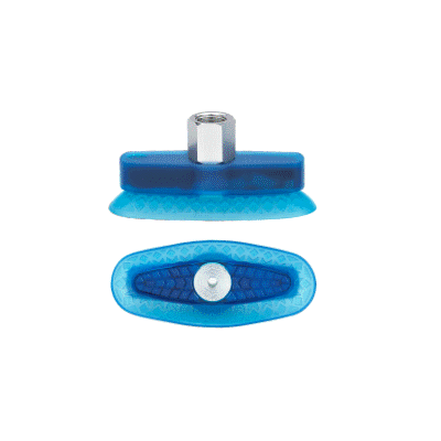 Elliptical flat suckers for long work pieces