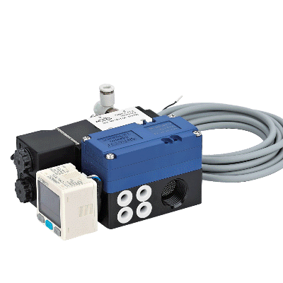 Large flow integrated vacuum generator