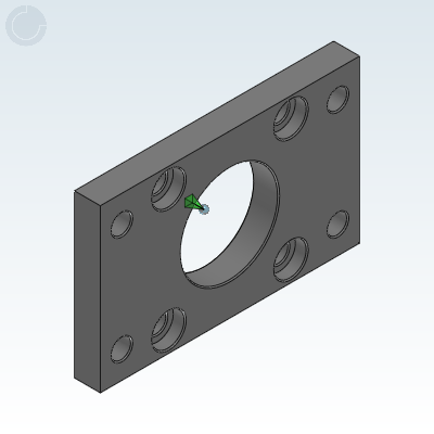 Flangia di fissagio ISO