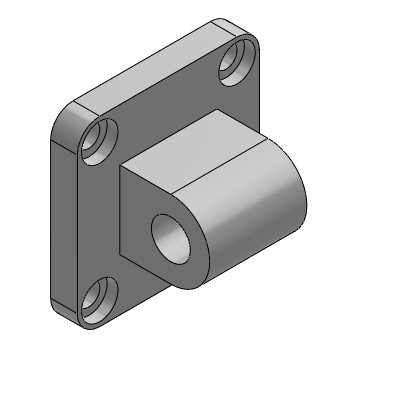 Cerniera maschio con viti