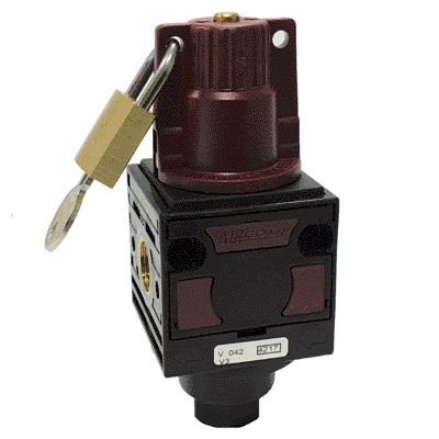 9 3way valves with lock