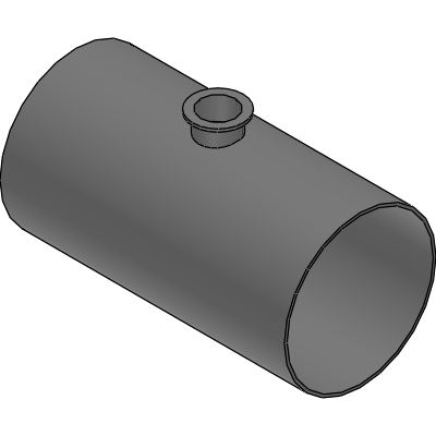 Tee Reducing-Flange one end