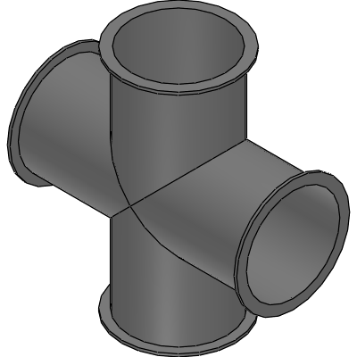 Cross-Flange four ends
