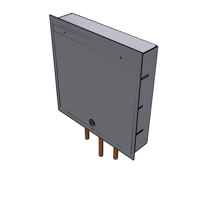 All Valve Industries All Valve - SS5213 15mm TMV SS Enclosure Flat Lid Industrial Valves