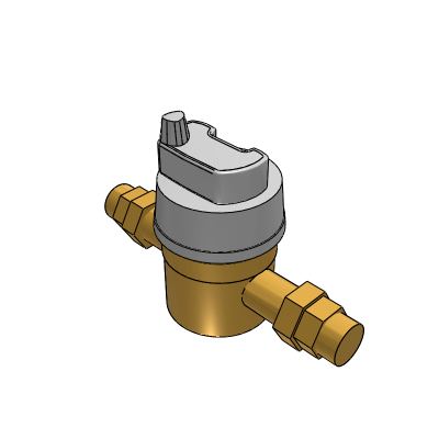 All Valve Industries Instrument-Itron-TD8WaterMeter-CenterRegister Industrial Valves