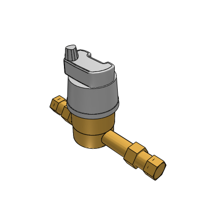 All Valve Industries Instrument-Itron-TD8WaterMeter-OffsetRegister Industrial Valves