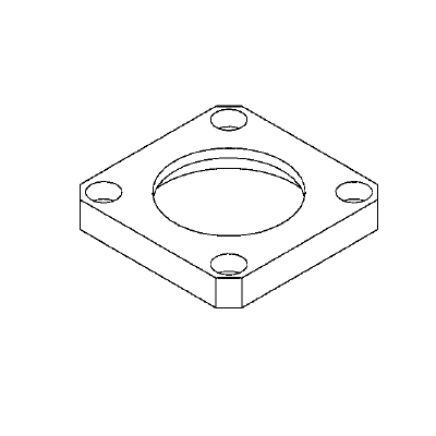 Square clamps for guide bushing type BCA et BBEI