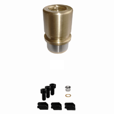Demountable bronze-plated guide bushing