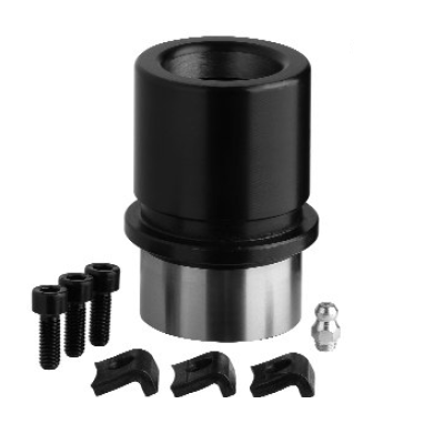 Demountable steel guide bushing
