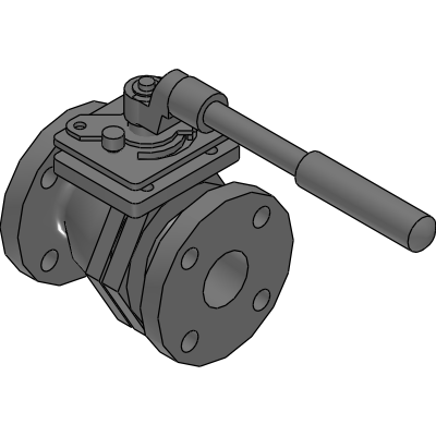 American Valve 4000D Flanged Ball Valve Industrial Valves