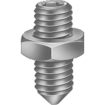 Set screw with truncated cone