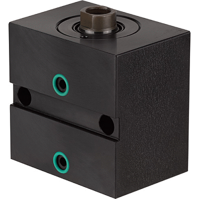 Block cylinder with O-ring connection on side   double acting
