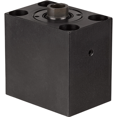 Block cylinder with O-ring connection on base  double acting