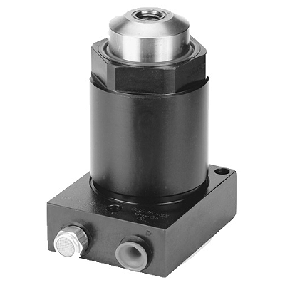 Support Element, base-flange-mounting. Spring advanced