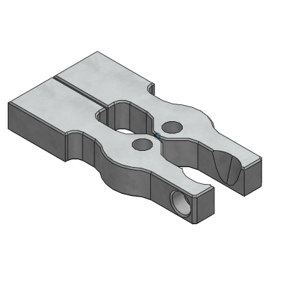 Clamping lever blank