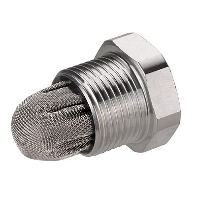 Filter, threaded design