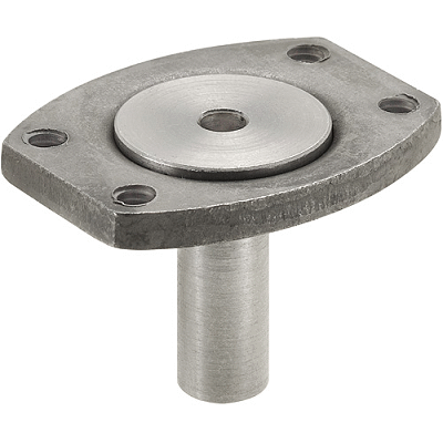 Flange with pipe socket