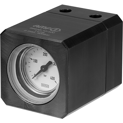Pressure gauge, with housing