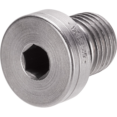 Vent screw for spring space