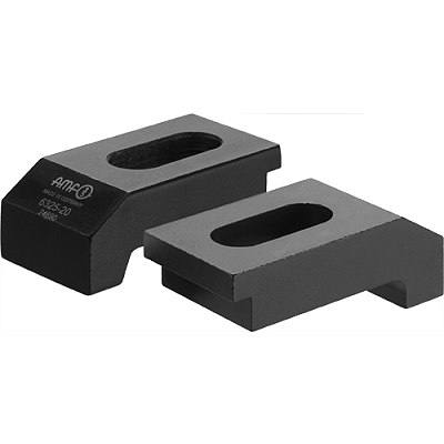 Clamps for machine vices, Tempered steel, milled