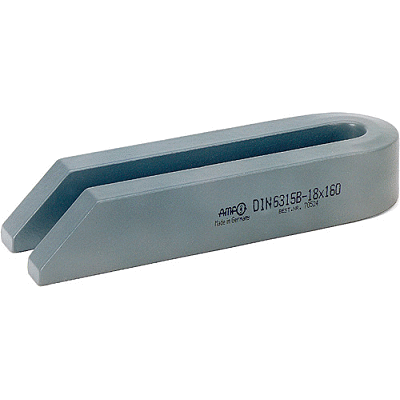 Forked clamp tapered