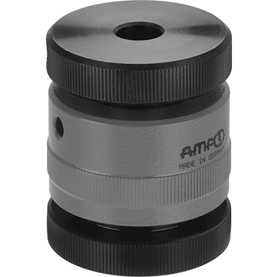 Screw jack with flat support and magnetic base