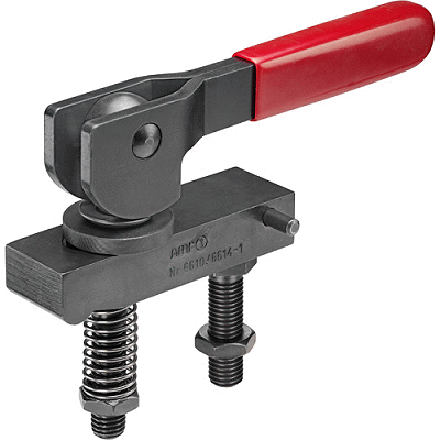 Eccentric clamp with middle clamping