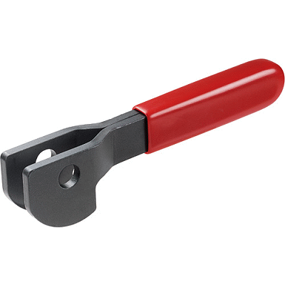 Eccentric lever, loose, for middle clamping