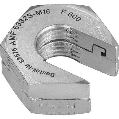Quick-action clamping nut without collar