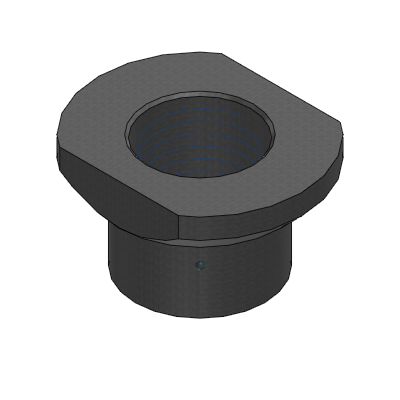 Zentrierhülse, flach