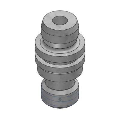 Zentrierstück, rund