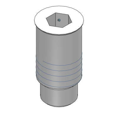 Threaded plug