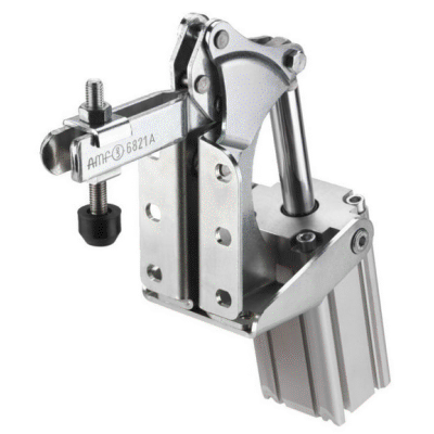 Grapa neumática con cilindro vertical