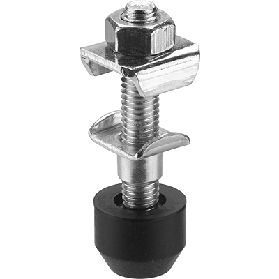 Clamping screw for open clamping arms