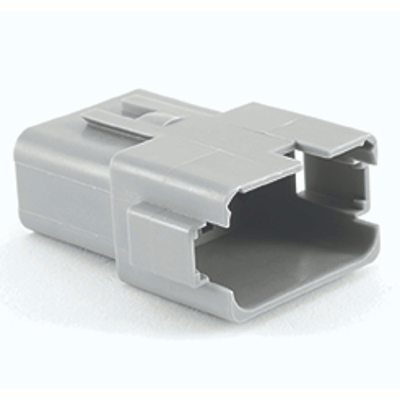 Receptacle, 12 Pin, AT Series, Keyed