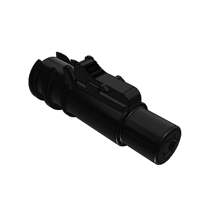 1 POS, Plug, Socket, Structure Plus™ ATHD, Size 12, Black