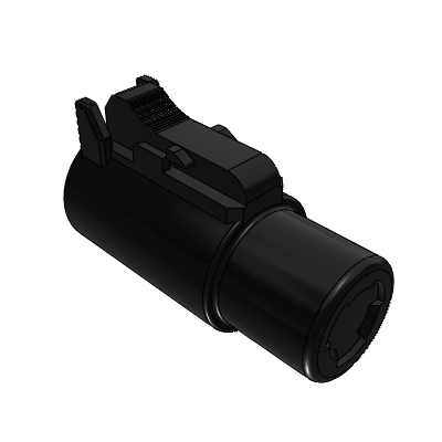 1 POS, Plug, Socket, ATHD Series, Size 8, Black