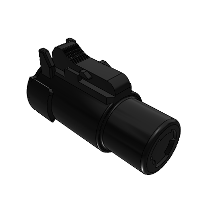 1 POS, Plug, Socket, ATHD Series, Size 8, Contacts-E003, Black