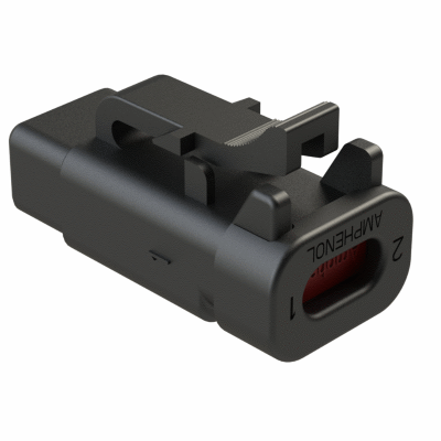 2-Way Plug, B key, 120 OHM Resistor, Black