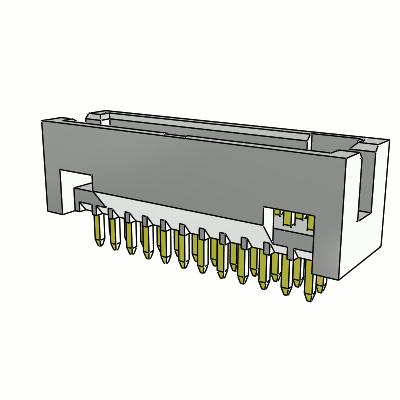 Shrouded Header, Vertical, Through Hole