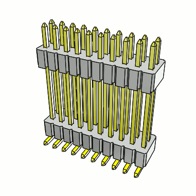 Stack Header, Vertical, Surface Mount