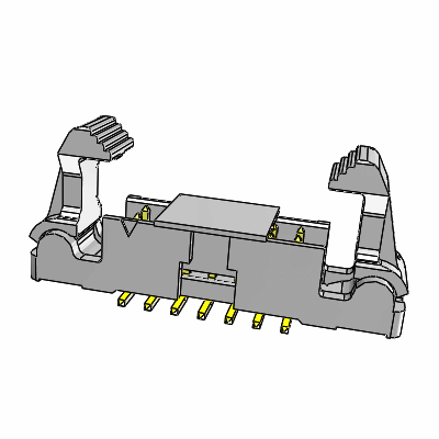 Eject Latch Header – Double Row – Vertical - Surface Mount