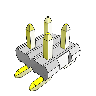 Unshrouded Headers - Double Row - Vertical - Surface Mount
