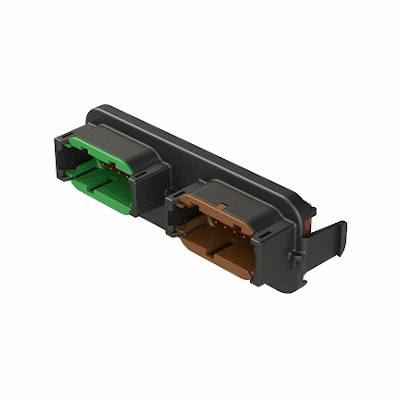 ARMOR IPX RECEPTACLE ATM HEADER,2 x12 POSITIONS, SIZE 20 CONTACT