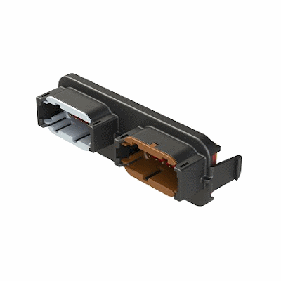 ARMOR IPX RECEPTACLE ATM HEADER,2 x12 POSITIONS, SIZE 20 CONTACT