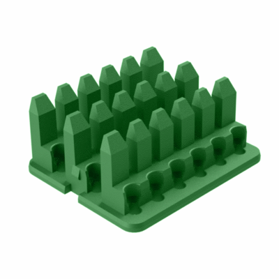 Wedgelock for 18 position ATV receptacle. Comparable to PN# WV-18P