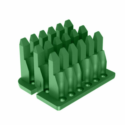 Wedgelock for 18 position ATV plug. Comparable to PN# WV-18S