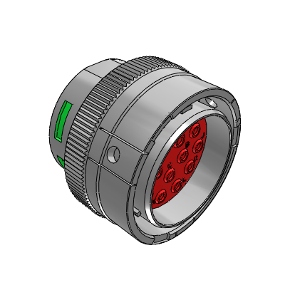 Plug Kit, shell size 24, 16 positions, socket, standard seal, wide thread. Comparable to PN# HD36-24-16PN-059