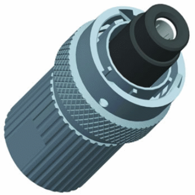 ECO-MATE,PLUG,6mm RADSOK, CRIMP TYPE,UNSHIELDED,CORD GRIP